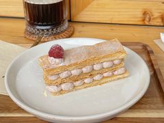 香草覆盆子拿破仑千层-In Cafe隐食研室