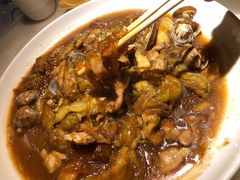 茄子炖蚬子-日丰园海肠水饺·老字号大连海鲜(和平广场店)