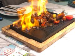 田园澳洲骰子牛肉-蜜桃花开·中西融合菜E&W(南长街店)