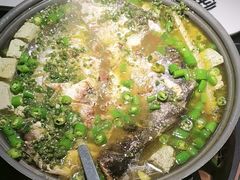 鲜青椒味烤鱼-师烤·豆花烤鱼(深圳坂田天虹店)
