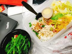 手撕鸡盖浇饭-永和大王(华侨城店)