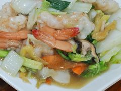 清炒温州特色敲虾-阿九面馆(百里路店)