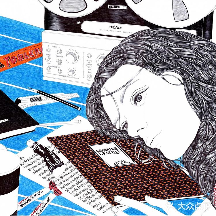 圆珠笔也可以画出好作品⁉️[加油][加油][加油]