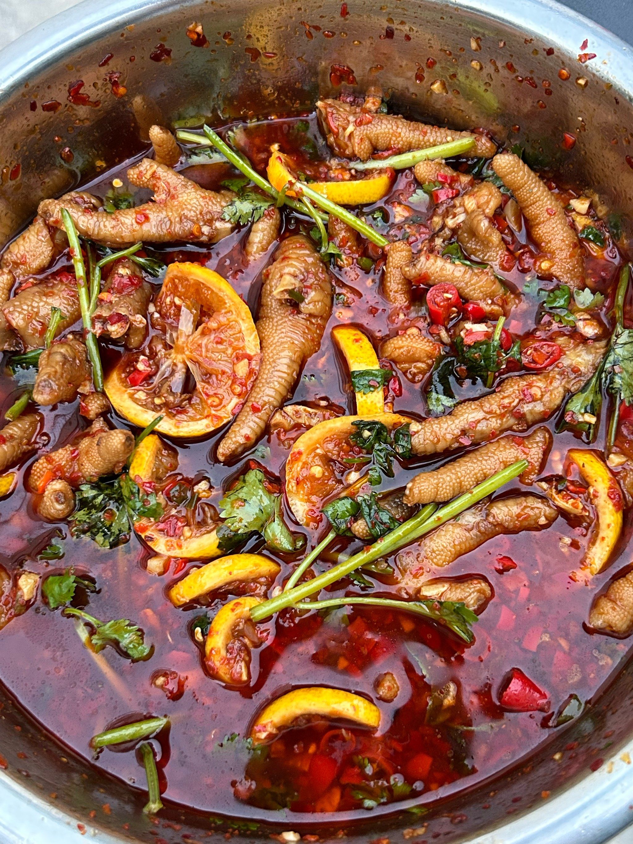 酸辣柠檬鸡爪真不错