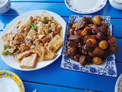 板栗焖肉-山里人家