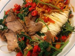 香菜卤牛肉干拌面-刘氏三和面馆