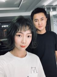 -I+造型烫发染发