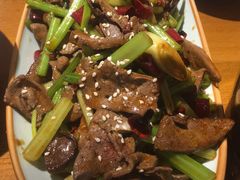 小炒猪肝-华盛园卷子王农家菜水库鱼