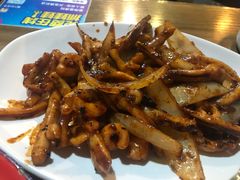 烤鱿鱼-炙热童年·老北京炙子烤肉(南锣鼓巷店)