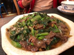 湿炒牛河-悦来悦牛潮汕牛肉火锅(大浪店)
