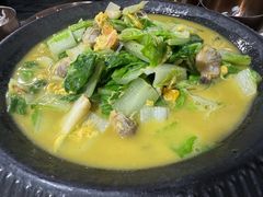 时蔬蛤蜊肉-魁盛居百年鲁菜馆(县西巷店)