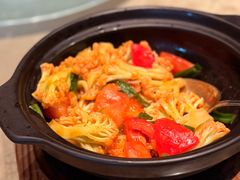 虾酱啫菜花-昆仑饭店-鲜筵餐厅