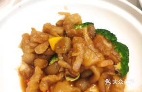 Green Onion Braised Sea Cucumber