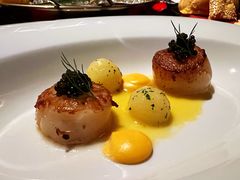 鱼籽酱雪白带子串-wann lounge 低温慢煮牛排·清吧
