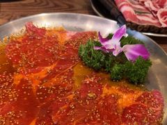 -明洞阿姨·韩式酱蟹烤肉·创意料理(三元桥店)