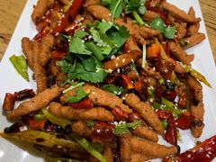 香辣牛肉丝-一盏明灯全素斋(殊像寺店)