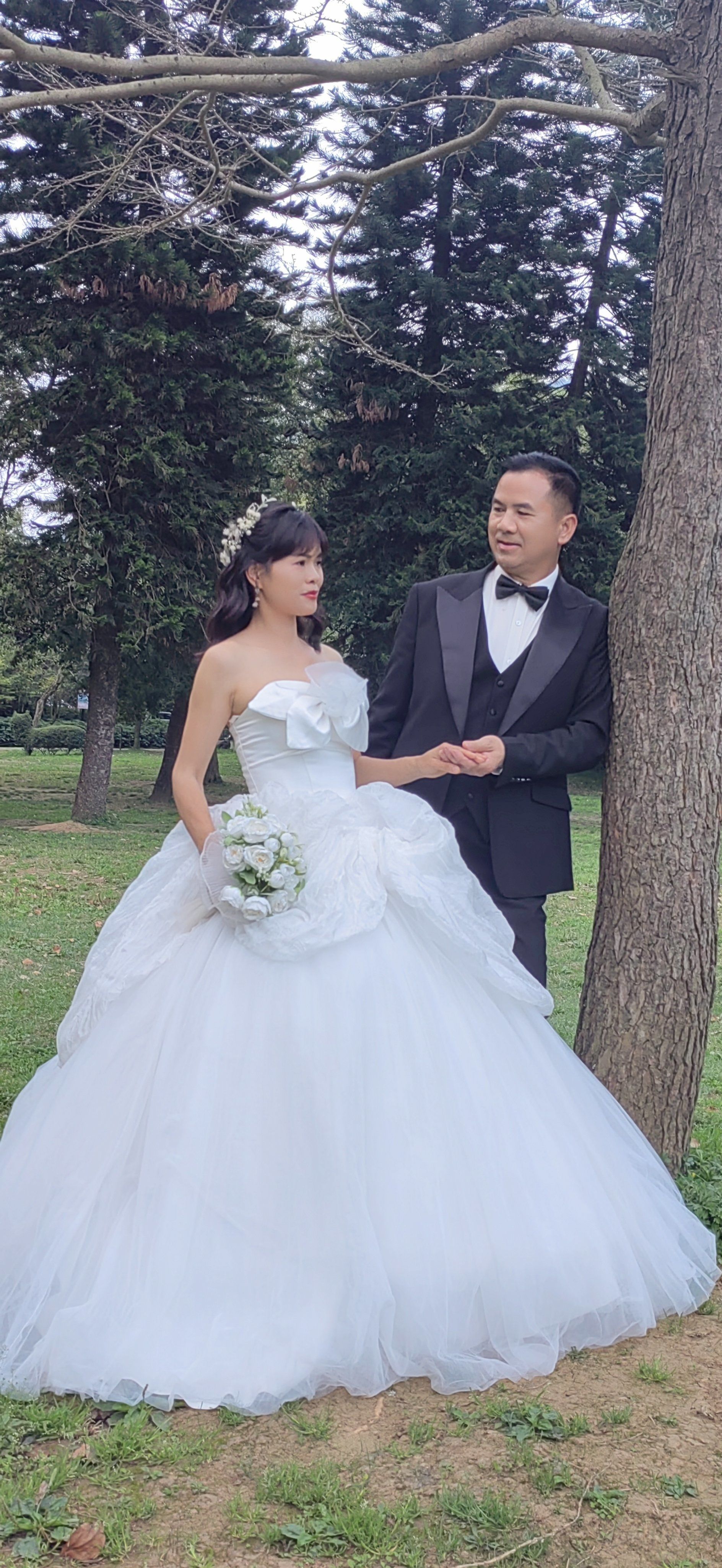 婚纱照自拍花絮