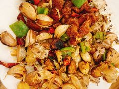 烤蒜爆酥肉-天添纸包鸡家常菜