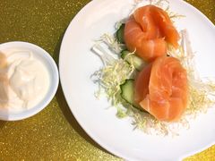 鲜蔬沙拉三文鱼-广州塔晖粤轩中餐厅