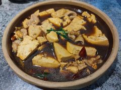 大碗豆腐-华盛园卷子王农家菜水库鱼