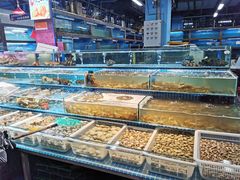 自助取餐区-渔人湾码头海鲜市场负二楼
