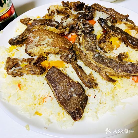 冬窝子风干肉抓饭