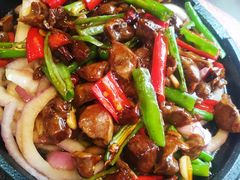 米椒爆鸡胗-老牌坊鲁菜名店(宽厚里店)