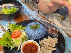 -蝶豆花蓝面条