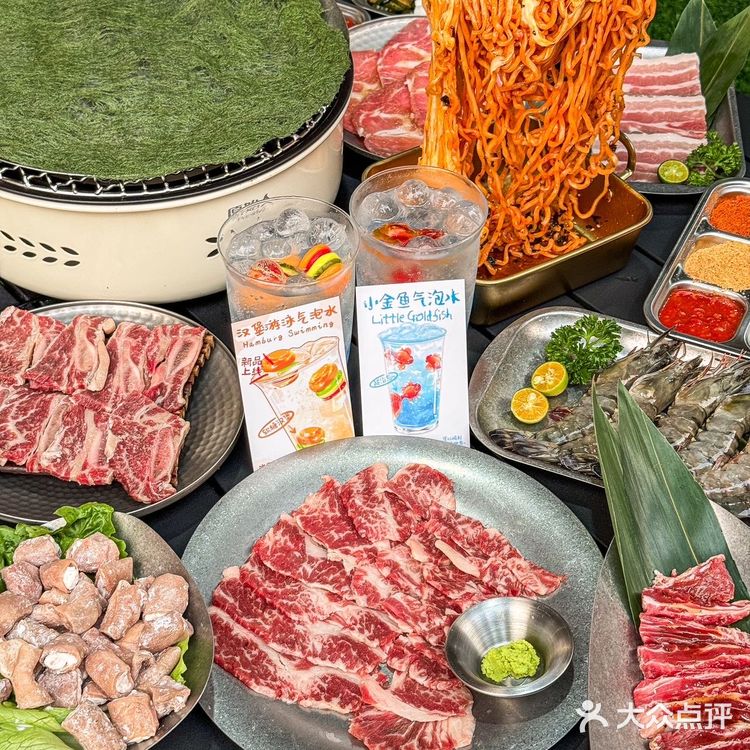 难怪大学生这么爱吃 确实有意思各种diy烤肉！