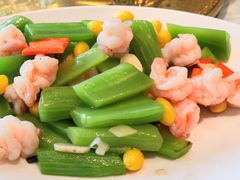 脆瓜配炒虾球-功夫汤粤港餐厅(锦业路店)