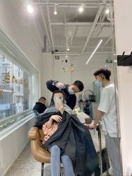 -I+造型烫发染发