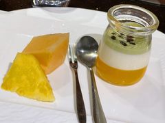 水果红豆抹茶奶冻-名将法式铁板烧(云峰别墅店)