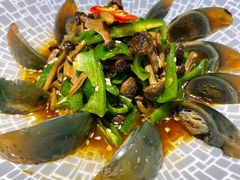 皮蛋烧椒菌菇-马老六清真餐厅(雁滩店)