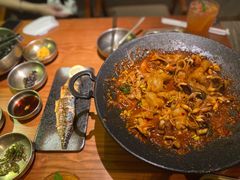 铁板章鱼五花肉-春熙台韩国料理·章鱼肥牛(西丽店)