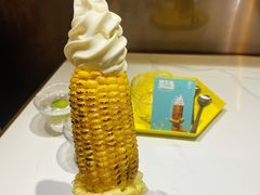 烤玉米冰tea凌-茶是一枝花泡茶店