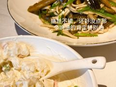茭白炒现划鳝丝-玫瑰厅上海菜(兴国路店)