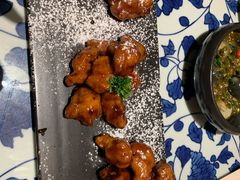 雪花糖醋里脊-绿茶餐厅(布吉万象汇店)