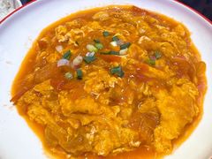 西红柿炒鸡蛋-饶品富牛魔王辣味烧菜馆(船山路总店)