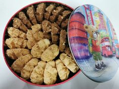 咖啡牛油小花二味-香港珍妮曲奇聪明小熊饼干(迪美购物中心店)