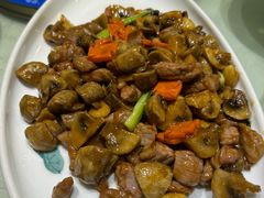 金蒜口蘑烧牛肉-鲜得莱渔港·小平岛海胆馆(七贤岭店)