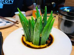 捞汁秋葵-蒙料·手把肉(望京店)