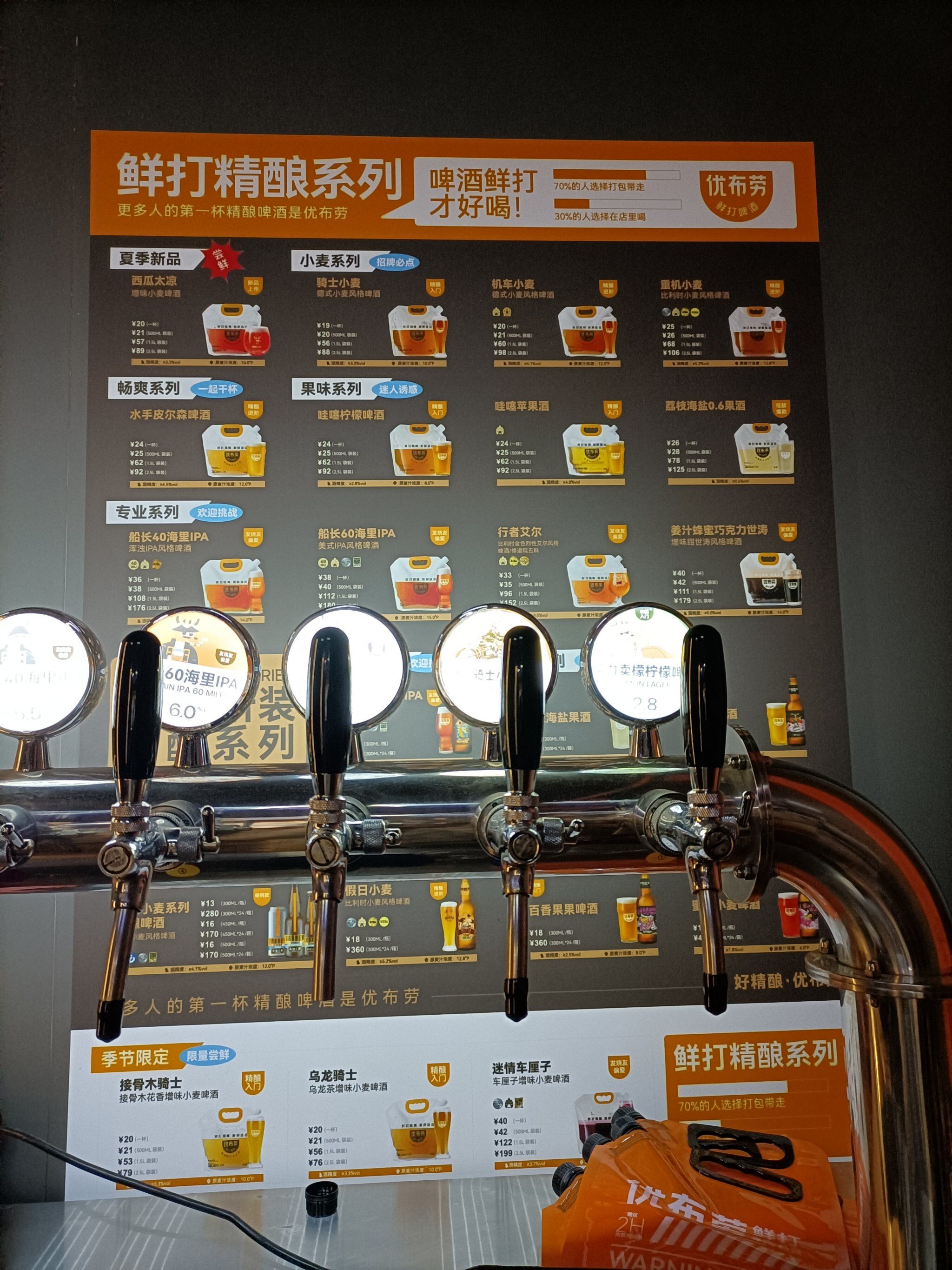 优布劳精酿啤酒