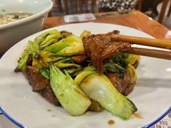 菜心炒猪肝-奎元馆.百年奎元.非遗传承(西湖边的解放路店)