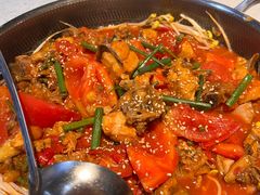 -贵州辣子鸡番茄鸡