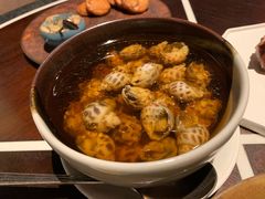 古越陈酿煮花螺-杭州西子湖四季酒店·金沙厅