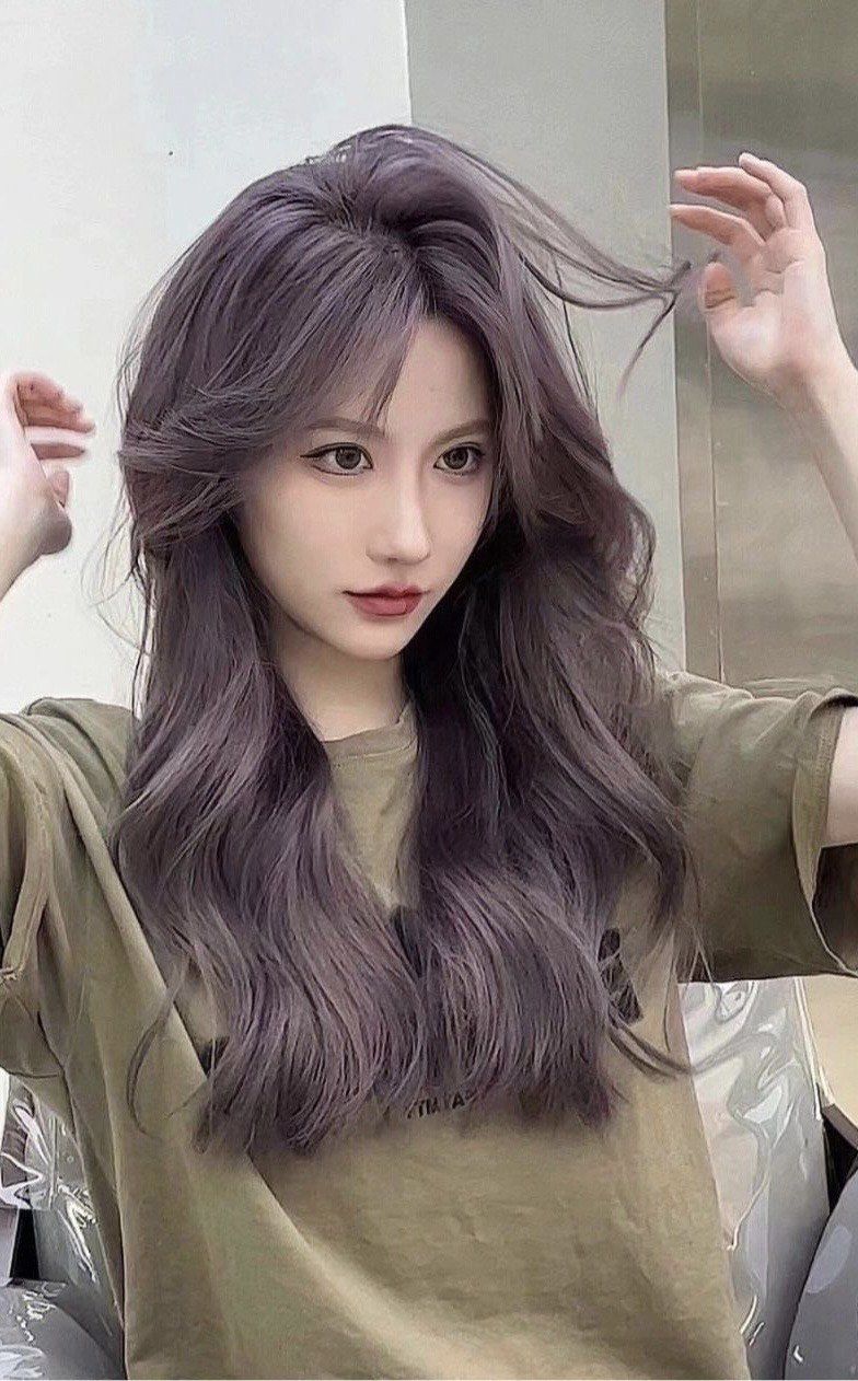 薄藤紫灰发色#雾霾紫 #「z·k sal