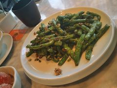 干煸肉末四季豆-蔴将·川菜(黄龙万科店)