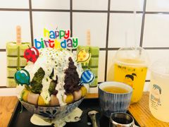 抹茶生乳かき氷-WONDER ICE 萬得冰田(建設路总店)