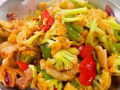 干锅花菜-扒皮鱼馆(东坎店)