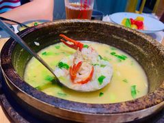 石锅龙虾泡饭-钳小柒·小龙虾蓝龙王烧烤夜宵(长寿路店)